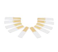 CHICIRIS Canime di Sassofono Soprano, Canne Professionali da 10 Pacchetti, Forza 2.5, Scatola di Plastica, Marcatura Incisa e Punta di Canna più Sottile, Facile Gioco, Canne Tradizionali (3)