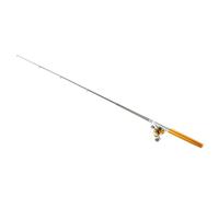 CHICIRIS Canna da Pesca Combinata con Penna in Lega di Alluminio e Fibra di Vetro, 20,5 Cm, Chiusa, 99 Cm, Telescopica Portatile, Tascabile, per Pesca in Barca con Diga Sul Ghiaccio