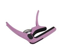CHICIRIS Capotasto per Chitarra in Metallo con Porta Plettro, Design a Molla per Chitarre Elettriche e Acustiche, Accessorio Universale per Strumenti a Corda (Macaron-viola)