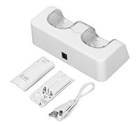 CHICIRIS Caricatore a Batteria Remoto Stabile con Mesh Via Cavo della Stazione a Doppio Carico per, Facile da Conservare e Utilizzare, Economico Ed Ecologico, Ideale per gli Appassionati di Giochi