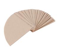 CHICIRIS Carta da Filtro per caffè da 100 Pezzi, Filtri per caffè Usa e Getta per Macchina da Americano, Polpa di Legno Naturale 14x10 Cm, con Immersione in Acqua Calda Migliore