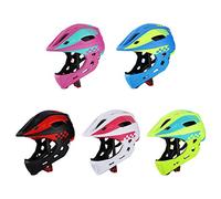 CHICIRIS Casco per Bambini, Casco di Sicurezza Regolabile con Spia per Pattinaggio su Monopattino, Materiale PC Ed EPS, Protezione della Testa a 360° per Bambini Dai 3 Ai 13 Anni (BLACK)