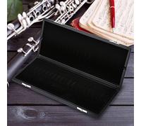 CHICIRIS Caso di Canne di Oboe in Legno Caso Oboe Box di Stoccaggio della Canna Ha Ampia capacità per 10 12 Reeds Protettivo Design Protettivo con Copertura in Pelle PU per Accessori (20PCS)