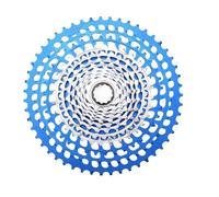 CHICIRIS Cassetta per Biciclette a 12 velocità 10-51t in Acciaio Leggero in Acciaio Leggero Design a Cavo a Spostamento Silenzioso per XD Freehub con Vasta Gamma di Ingranaggi (Argento Blu)