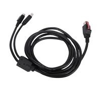 CHICIRIS Cavo Dati Stampante da USB A A B da 1,8 M con Alimentazione A 24 V Facile Configurazione Durante la Scansione di Codici A Barre e L'uso della Stampante