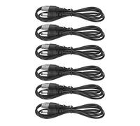 CHICIRIS Cavo di Alimentazione con Connettore CC 6 Pezzi 5 V USB 2.0 A Maschio A Jack Per Batteria di Ricarica 5,5x2,1 Mm - Terminali in Rame Resistenti - Per Applicazioni Mobili Collegamento