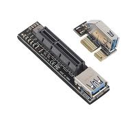 CHICIRIS Cavo di Prolunga PCI-E X1, Cavo ABS da 1 Metro | Materiale ecologico, supporta la connessione PCI-E4X, ideale per gli accessori della scheda madre