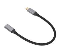 CHICIRIS Cavo di Prolunga USB C 4K 100W PD 5A Screencasting HD per Notebook e Telefoni Cellulari in Lega di Alluminio (25CM)