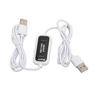 CHICIRIS Cavo di Trasferimento Computer USB per Un'efficiente Condivisione di Tastiere e Mouse su più Computer e Funzione di Appunti Dati, 1 unità, ABS Resistente