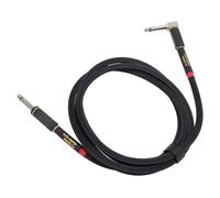 CHICIRIS Cavo per Chitarra, 6,6 Piedi 1/4 di Pollice Ad Angolo Retto a Cavo per Strumenti Dritto con Doppia Schermatura e Conduttore OFC, per Altoparlante a Pedale per Effetti per Basso