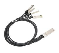 CHICIRIS Cavo QSFP 40G Ad Alta velocità con una Buona Dissipazione di Calore Durevole da 1M QSFP+ a 4 SFP+ Cavo per Extreme