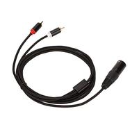 CHICIRIS Cavo Splitter da Maschio XLR per Lossless a 2 Cavi HIFI Cord Splitter per Altoparlante Attivo del Mixer, XLR Sbilanciato per Adattatore per Studi, 1 PC (1 m)