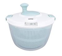 CHICIRIS Centrifuga per Insalata Multifunzionale Centrifuga per Lattuga con Drenaggio Manuale Facile Dell'acqua Sana Blu 5 Litri