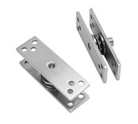 CHICIRIS Cerniera per Porta Invisibile Girevole a 360° per Carichi Pesanti per Porte in Alluminio e Legno con Set di Viti Grandi