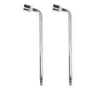 CHICIRIS Chiave per Capicorda con Chiave Esagonale Tipo L 45 in Acciaio 21mm per Capicorda per Ruota di Scorta per Auto 2 Pezzi con Presa con estremità Scanalata Portata Lunga per Manutenzione del