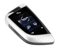 CHICIRIS Chiave Smart Remote per Auto Chiave LCD Smart in Lega di Zinco con Bluetooth 5.0 Schermo 240x320 Sblocco Automatico Blocco Automatico Anti Smarrimento per Avvio Auto con un (12 PCS)