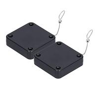 CHICIRIS Chiudiporta Automatico da 2 Pezzi, Chiudiporta Multifunzionale Senza Perforazione 800G con Sensore di Forza di Trazione Forte con Fune in Acciaio Inossidabile per Casa Capannone