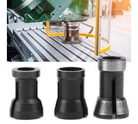 CHICIRIS Chuck Head, 3PCS 6/6.35/8mm Chuck Adapter Lavorazione del legno Fresa Rifilatore Chuck Testa dell'incisione