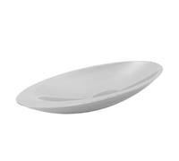 CHICIRIS Ciotola da Portata Ovale Decorativa per Piatto da Frutta in Acciaio Inossidabile per Sala da Pranzo o (Grande)