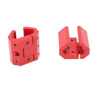 CHICIRIS Clamp/Holder Angolare per Guida per Cassetta degli Attrezzi, Adattatore in Lega di Alluminio e Acciaio Inossidabile, Soluzione di Montaggio Universale per Sistemi di Imballaggio e Strumenti