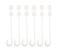 CHICIRIS Clamp/Holder di Supporto per Piante da Giardino in Plastica Durevole per Verdure, Pomodorini, Gancio Efficiente per Tirare la Vite, Materiale Atossico e Insapore, Confezione da 100 Pezzi