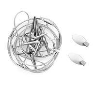 CHICIRIS Clamp/Holder per Foto in Fune Clamp/Holder Durevoli per Decorazioni da Appendere per Memorandum Fotografico da Parete per Materiali in Acciaio e Ferro per L'home Office