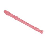 CHICIRIS Clarinetto Flauto in Legno per Bambini, 8 Fori con Asta di Pulizia e Istruzioni, Strumento Musicale per Bambini in Materiale ABS con Guida per le Dita per il Corso di Musica (PINK)