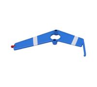 CHICIRIS Coda Verticale, Pinna di Coda Sostitutiva per Elicottero RC C138, con Fori Preforati per Installazione Senza Attrezzi, Migliora il Controllo Direzionale e la stabilità di Volo (BLUE)