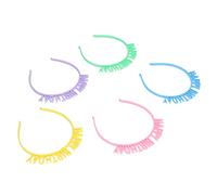 CHICIRIS Comode Fasce per Capelli da 10 Pezzi, Leggere, Colori Vivaci, Ideali per Feste di Compleanno, in Plastica