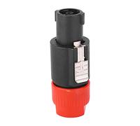 CHICIRIS Confezione 10 Connettori per Altoparlanti Audio NL4FC C, Connettore Cavo Maschio Speakon Impermeabile a 4 Pin, Placcatura in Rame, Carico Nominale 50 VA per Suono Dal Vivo e Performance