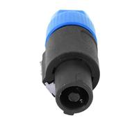 CHICIRIS Confezione 10 Connettori per Altoparlanti Audio NL4FC C, Connettore Cavo Maschio Speakon Impermeabile a 4 Pin, Placcatura in Rame, Carico Nominale 50 VA per Suono Dal Vivo e Performance