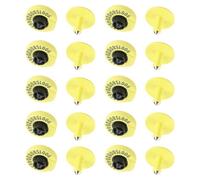 CHICIRIS Confezione 10 Marche Auricolari Elettroniche per Animali Impermeabili Gestione Efficiente del Monitoraggio del Bestiame con Chip EM4305 e Materiale TPU