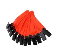 CHICIRIS Confezione da 12 Segnavia Altamente Riflettenti Sospesi con Clip Segnalibri per Alberi per Escursionismo, Caccia e attività All'aperto Strisce Arancioni Riflettenti per (Orange)