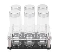 CHICIRIS Conservazione dei Chicchi di caffè, Tubi in Vetro Borosilicato Ermetici per un Facile Accesso Ed Esposizione di Vari Chicchi e Frutta Secca, Ideali per la Casa e le Caffetterie (Grandi