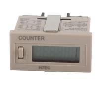 CHICIRIS Contatore Elettrico Digitale H7EC BLM, Totalizzatore con Display LCD a 6 Cifre con Blocco del Conteggio per un Conteggio Accurato e Affidabile Fino a 200 Volte Al Secondo