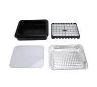 CHICIRIS Contenitori portatili in lamina di alluminio con coperchio per la conservazione degli alimenti caldi o freddi con elevato isolamento