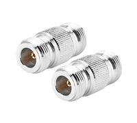 CHICIRIS Convertitore di Prova Adattatore Coassiale con Connettore RF Femmina Tipo N Durevole 2 Pezzi per Connessione RF