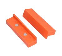 CHICIRIS Copertura della Mascella di Tensione di Banca Magnetica con a V -groove, Protezioni di Pino Derate di Pancia per Morsetti in Metallo in Legno, 2 Set di 2 (4,5 pollici)