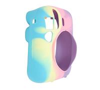 CHICIRIS Copertura Protettiva in Silicone della Telecamera Forte Resilienza Ciotola di Alloggiamento Morbido per 12 Fotocamera, Buona Protezione per la Fotografia All'aperto (Deep Blue Giallo Rosa