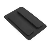 CHICIRIS Copertura Tostapane, Coperchio per il Produttore di Pane Riutilizzabile Flessibile, Prova della Polvere, Prevenzione delle Versamenti, Semplice e Pratico, 15.8x10.4x1.2cm, con (BLACK)