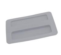 CHICIRIS Copertura Tostapane, Coperchio per il Produttore di Pane Riutilizzabile Flessibile, Prova della Polvere, Prevenzione delle Versamenti, Semplice e Pratico, 15.8x10.4x1.2cm, con (GREY)