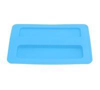 CHICIRIS Copertura Tostapane, Coperchio per il Produttore di Pane Riutilizzabile Flessibile, Prova della Polvere, Prevenzione delle Versamenti, Semplice e Pratico, 15.8x10.4x1.2cm, con (BLUE)