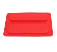 CHICIRIS Copertura Tostapane, Coperchio per il Produttore di Pane Riutilizzabile Flessibile, Prova della Polvere, Prevenzione delle Versamenti, Semplice e Pratico, 15.8x10.4x1.2cm, con (rosso)