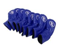 CHICIRIS Coperture per Testa del Golf del Club di Ferro Coperchi di Ferro da Golf Coperture da di Leggero PU 17G Plush Foderato 48 ° 48 ° 62 ° Grado Aderente Specifico per il Manomissione degli (BLUE)