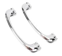 CHICIRIS Coppia di Maniglie per Porte Interne Maniglia per Porta in Alluminio Cromato Montaggio da 120 Mm per Auto d'epoca MG Installazione Semplice Sostituzione per LWH106 4B3479 650306