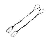 CHICIRIS Corda di Sicurezza Durevole per Fotocamere DSLR Mirrorless, Cinghia Ad Alta Resistenza per Fotografie Sicure, Corda da 2 Pezzi con Morsetto/gancio di Supporto