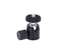 CHICIRIS Cowhead Compatto per Fotocamera e Ripieno, Testa a Vite da 1/4 di Pollice Regolabile per Migliorare L'efficienza, Testa a Sfera con Freddo per i Videografi (sfera d'argento)