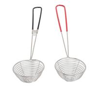 CHICIRIS Cucchiai per Colino per Pentole Calde in Acciaio Inossidabile da 8 Pezzi con Manico Lungo per un Filtraggio Efficiente della Zuppa