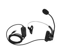 CHICIRIS Cuffia Telefonica Cablata RJ9 Facile da Usare con Riduzione del Rumore per il Servizio Clienti, Cuffia Aziendale con Volume Regolabile