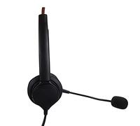 CHICIRIS Cuffia Telefonica Omnidirezionale con Eccellente Riduzione del Rumore per Professionisti del Servizio Clienti, Plug and Play, Adatta per Call Center | ABSColore: Connessione RJ9 (VH530D-RJ9